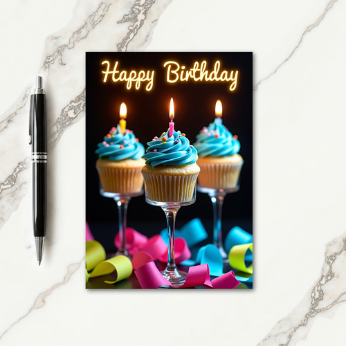 Sweet Birthday Cake Pearls Card