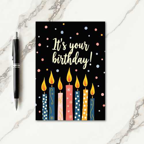 Sweet Birthday Candles Card