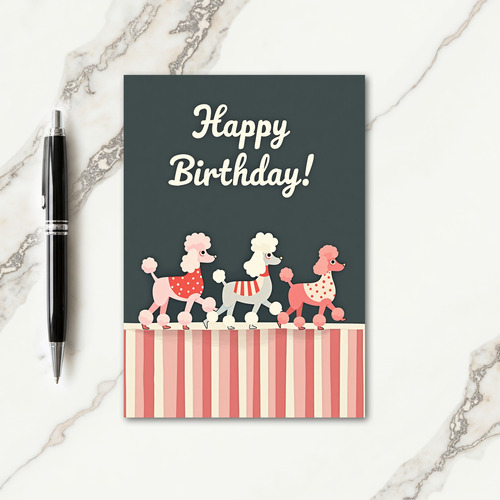 Sweet Birthday Canine Parade Card