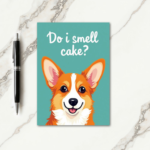 Sweet Birthday Cheerful Dog Card