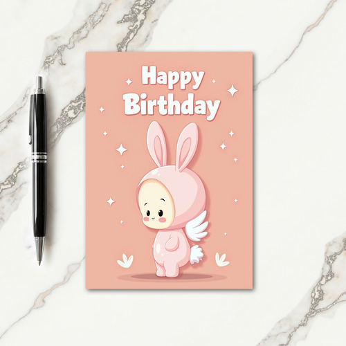 Sweet Birthday Chibi Animal Card