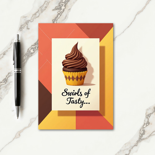 Sweet Birthday Chocolate Swirl Card