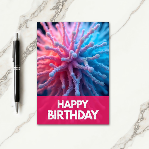 Sweet Birthday Coral Card