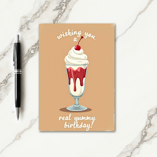 Sweet Birthday Creamy Treat Card