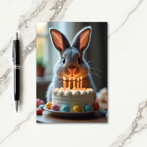 Sweet Birthday Creature Cake Card