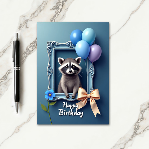 Sweet Birthday Creature Frame Card