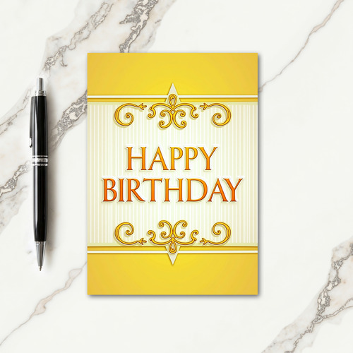 Sweet Birthday Crest Card