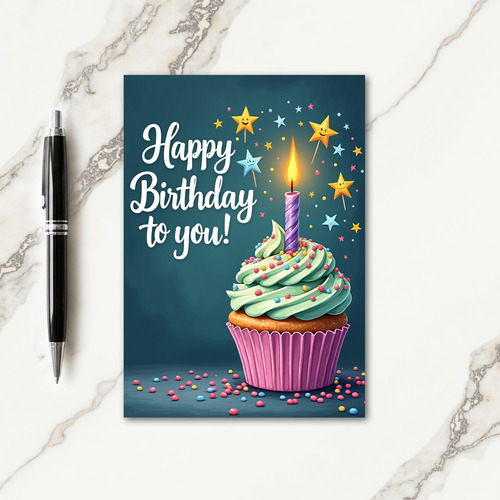 Sweet Birthday Cupcake Card