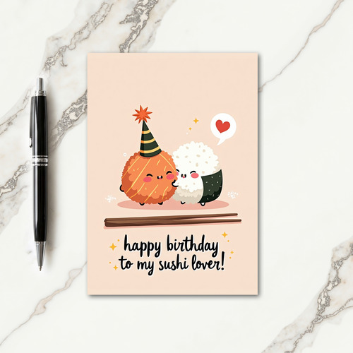 Sweet Birthday Cute Food Card