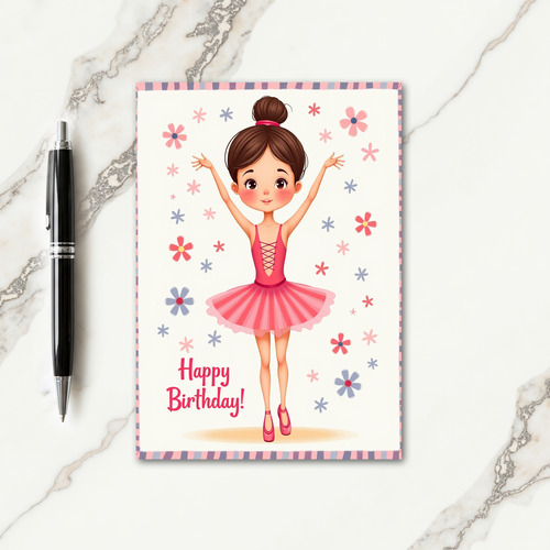 Sweet Birthday Dancer Card