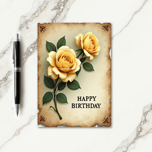 Sweet Birthday Elegant Card