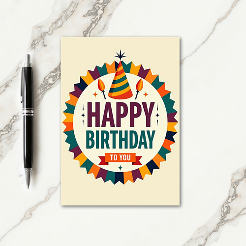 Sweet Birthday Emblem Card