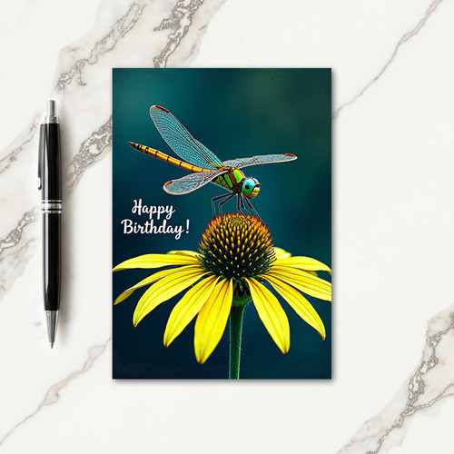 Sweet Birthday Emerald Insect Card