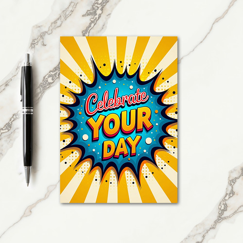 Sweet Birthday Explosion Card