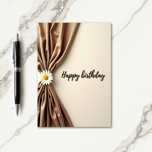 Sweet Birthday Fabric Fold Card