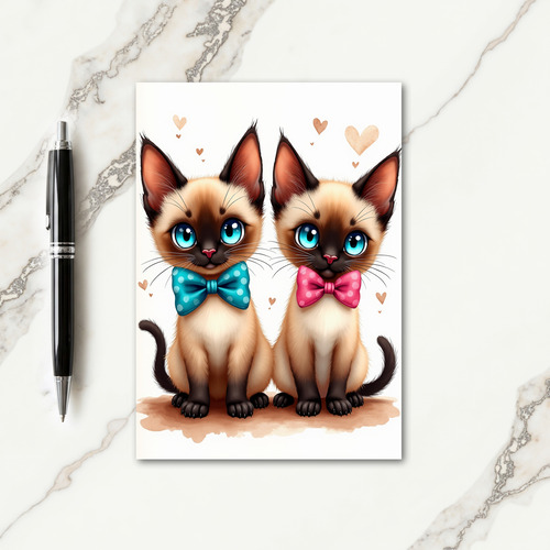 Sweet Birthday Feline Embrace Card