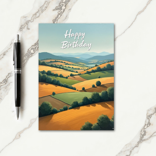 Sweet Birthday Fields Card