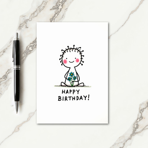 Sweet Birthday Figure Card
