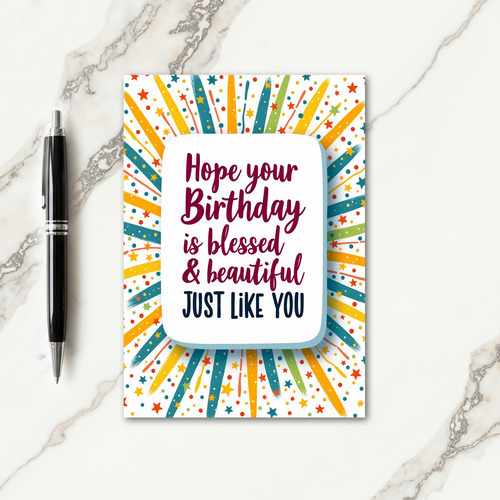 Sweet Birthday Fireworks Card