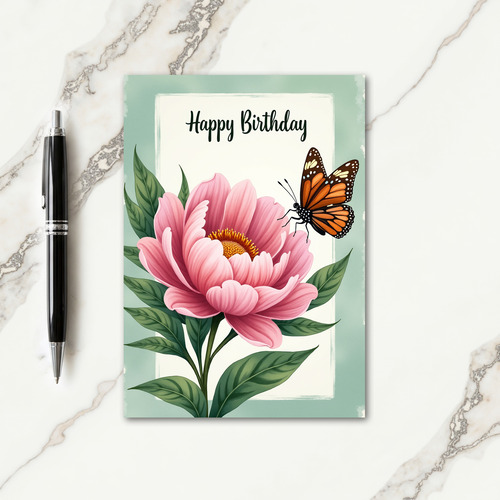 Sweet Birthday Floral Bloom Card