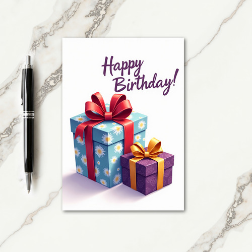 Sweet Birthday Floral Gift Card