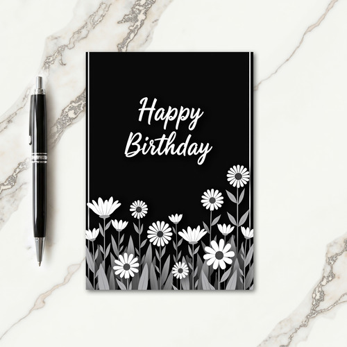 Sweet Birthday Floral Meadow Card
