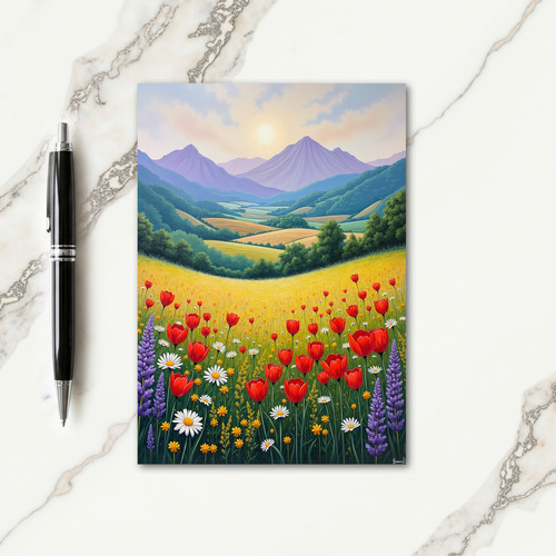 Sweet Birthday Floral View Card