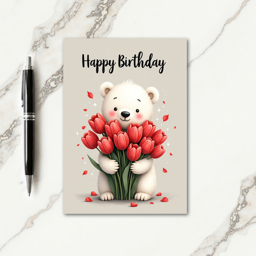 Sweet Birthday Fluffy Card