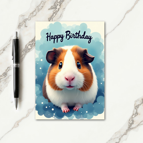 Sweet Birthday Fluffy Rodent Card