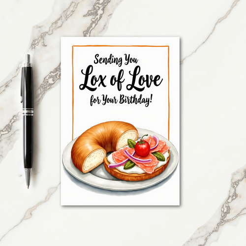 Sweet Birthday Food Card