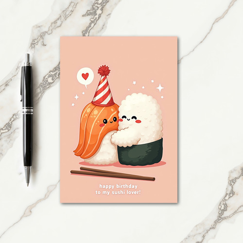 Sweet Birthday Food Hug Card
