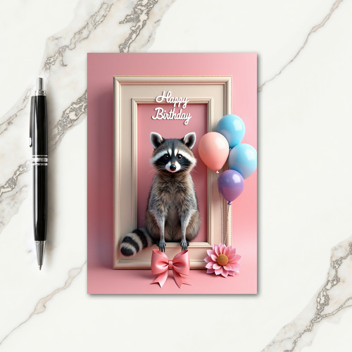 Sweet Birthday Furry Card