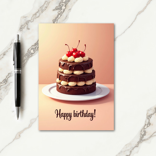 Sweet Birthday Ganache Card