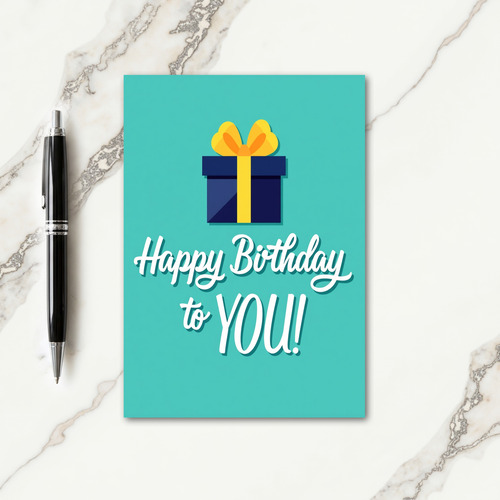Sweet Birthday Gift Box Card