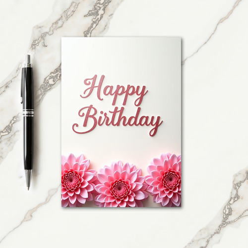 Sweet Birthday Glitter Card