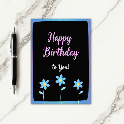 Sweet Birthday Glow Card