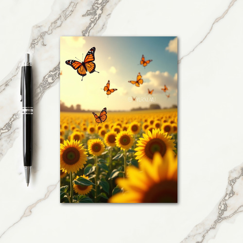 Sweet Birthday Golden Blossom Card