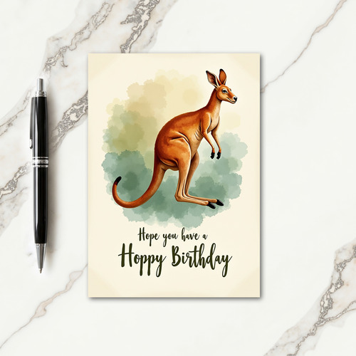 Sweet Birthday Graceful Marsupial Card
