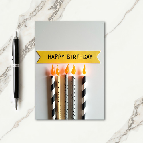 Sweet Birthday Graphic Patterns Card