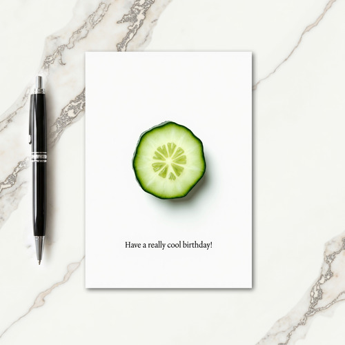 Sweet Birthday Green Slice Card