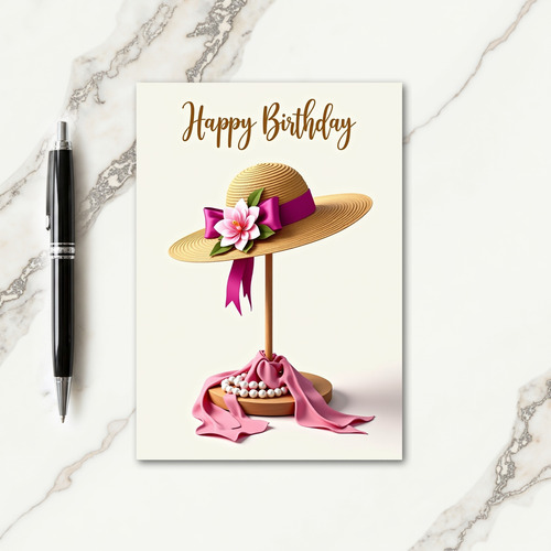 Sweet Birthday Hat Display Card
