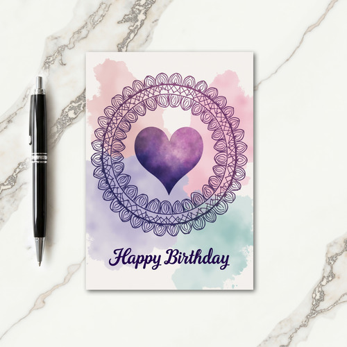 Sweet Birthday Heart Card