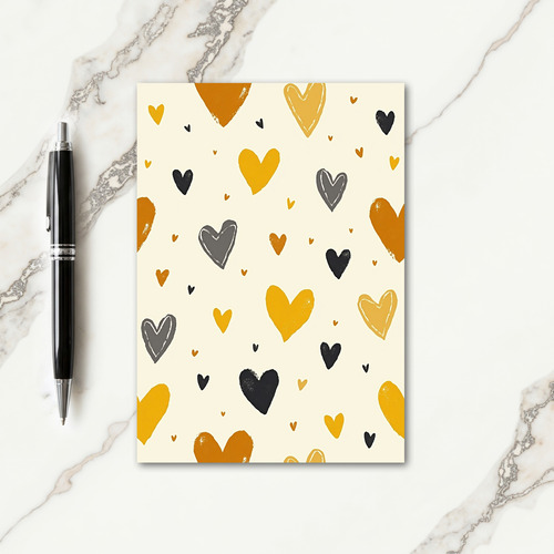 Sweet Birthday Heart Pattern Card