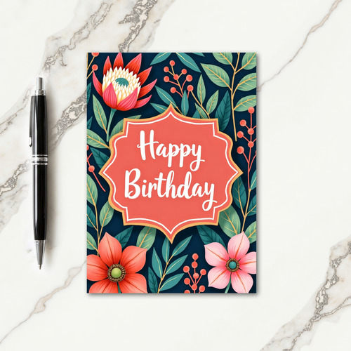 Sweet Birthday Illustration Card