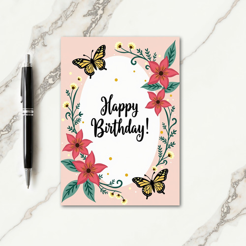 Sweet Birthday Insect Art Card