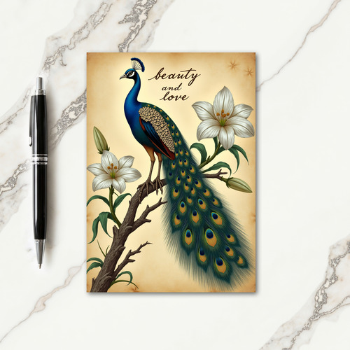 Sweet Birthday Iridescent Bird Card