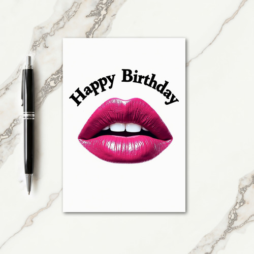 Sweet Birthday Kiss Card