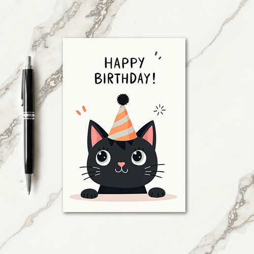 Sweet Birthday Kitty Card