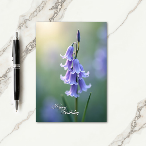 Sweet Birthday Lavender Blossom Card