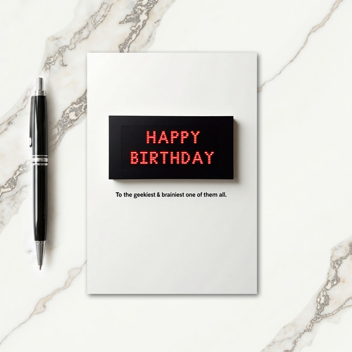 Sweet Birthday Led Lights Card